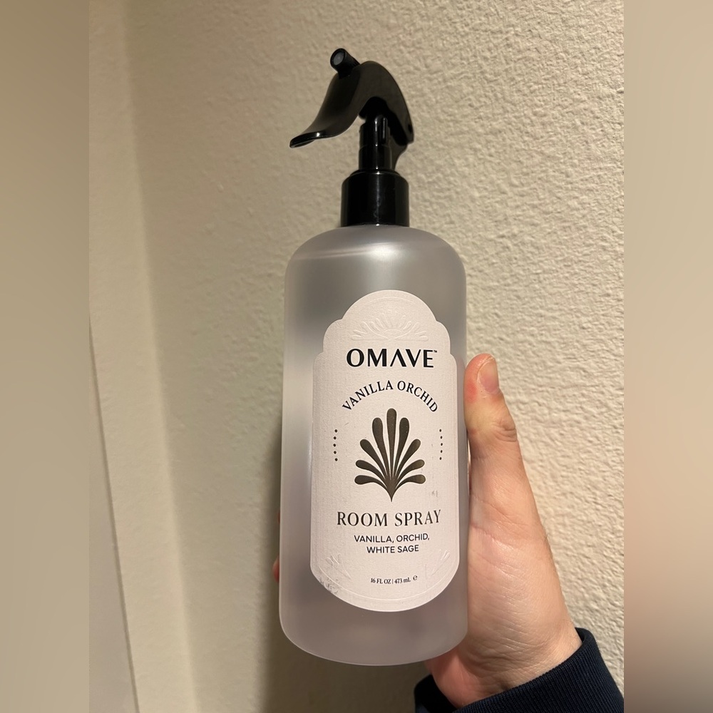 OMAVE VANILLA ORCHID Creamy ROOM LINEN Fabric SPRAY 473ml